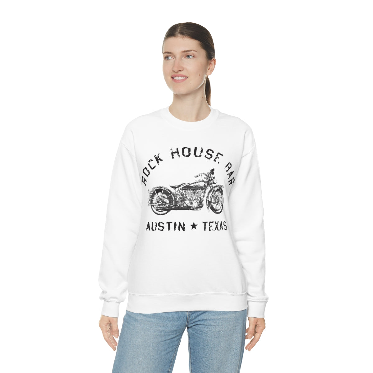 Unisex Heavy Blend™ Crewneck Sweatshirt - Motorcycle