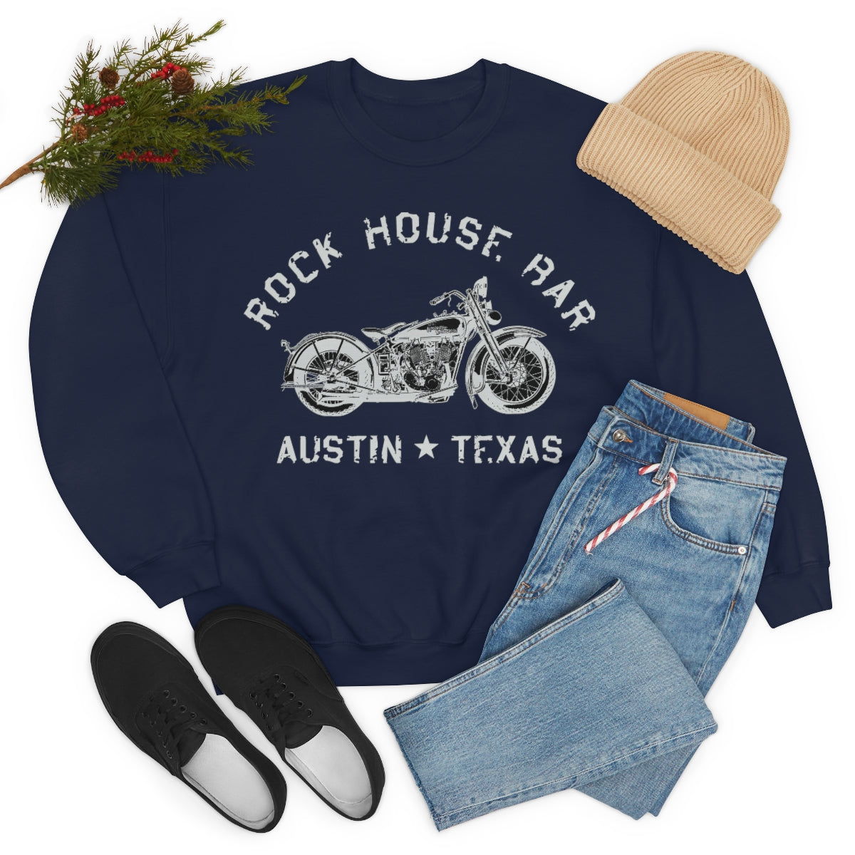 Unisex Heavy Blend™ Crewneck Sweatshirt - Motorcycle