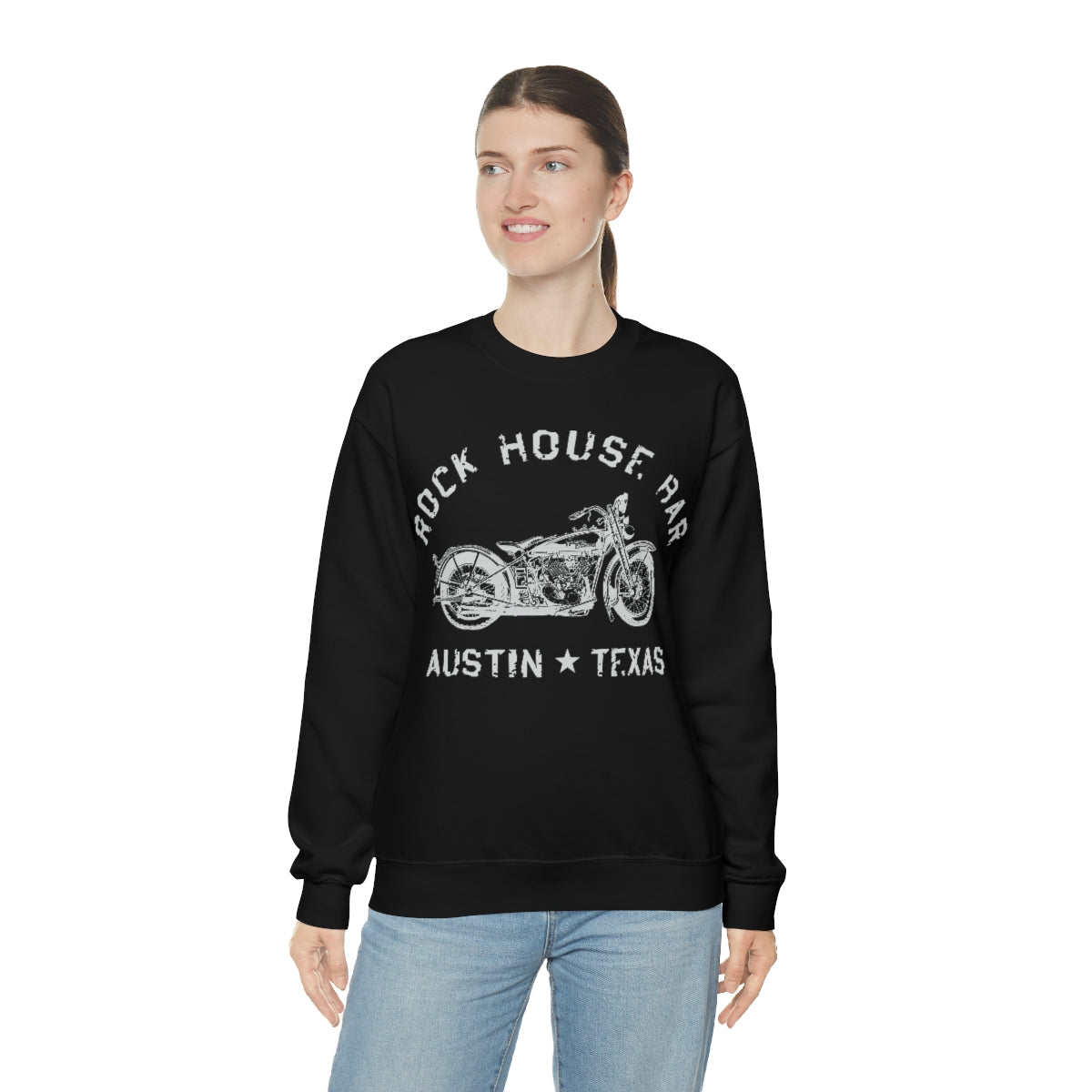 Unisex Heavy Blend™ Crewneck Sweatshirt - Motorcycle