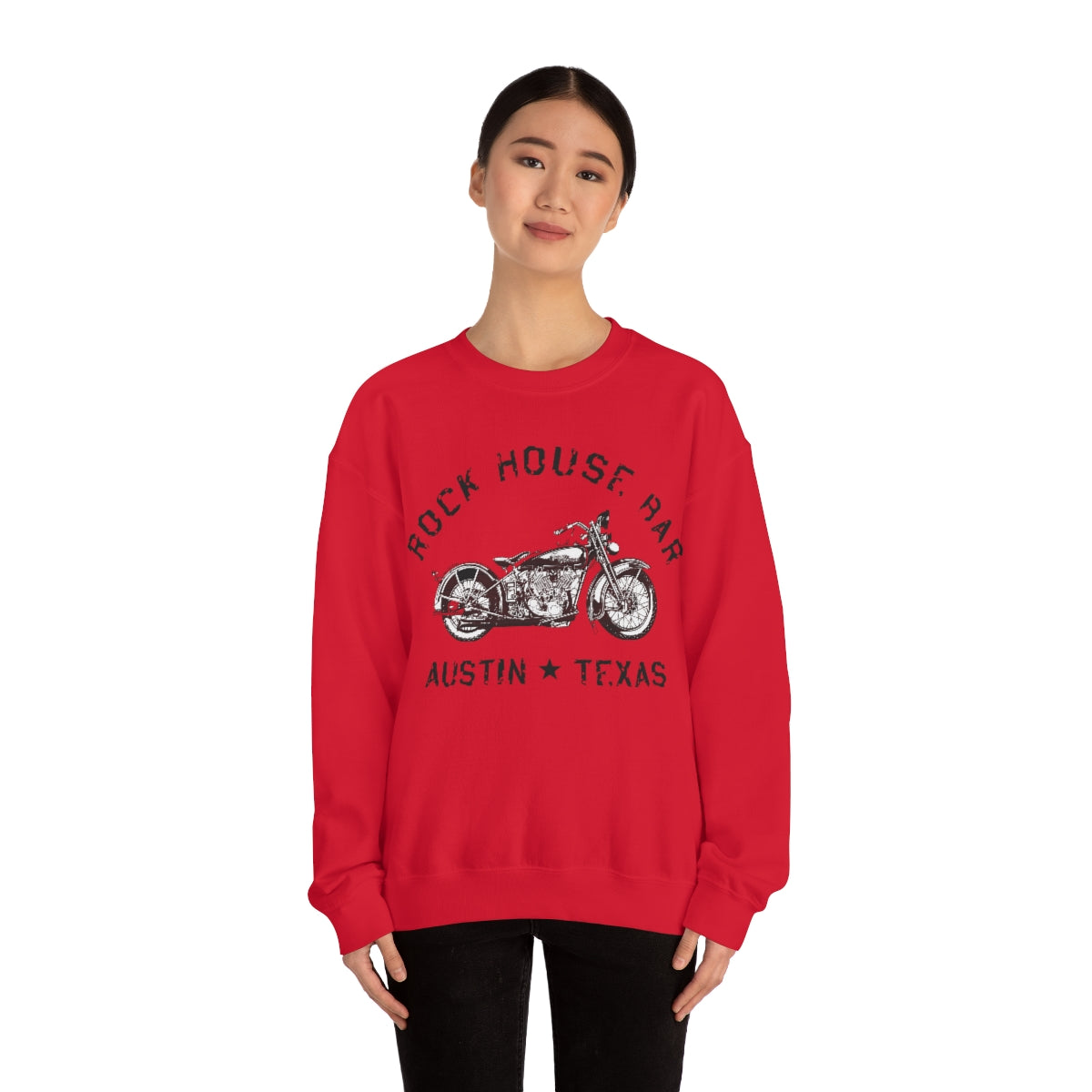 Unisex Heavy Blend™ Crewneck Sweatshirt - Motorcycle