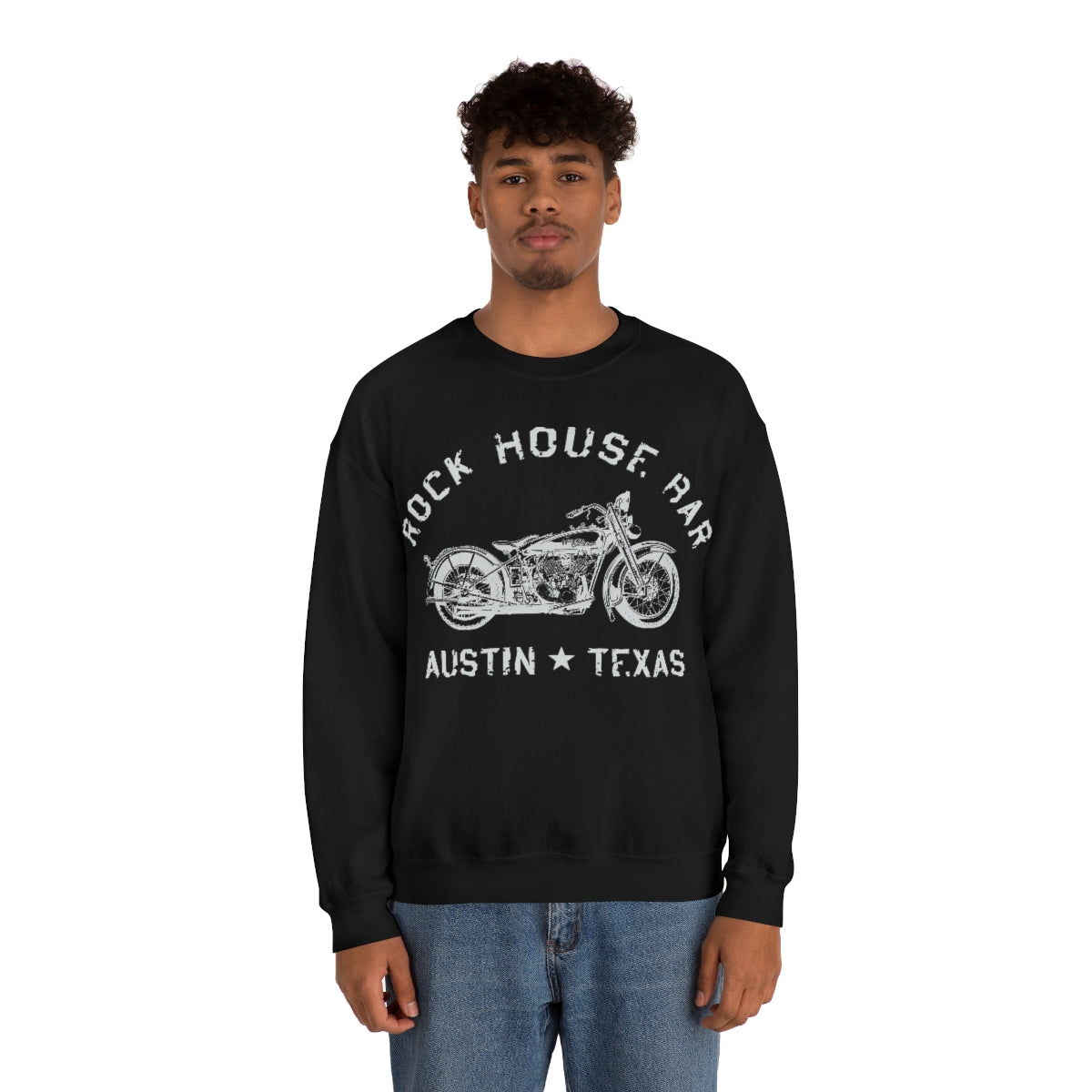 Unisex Heavy Blend™ Crewneck Sweatshirt - Motorcycle