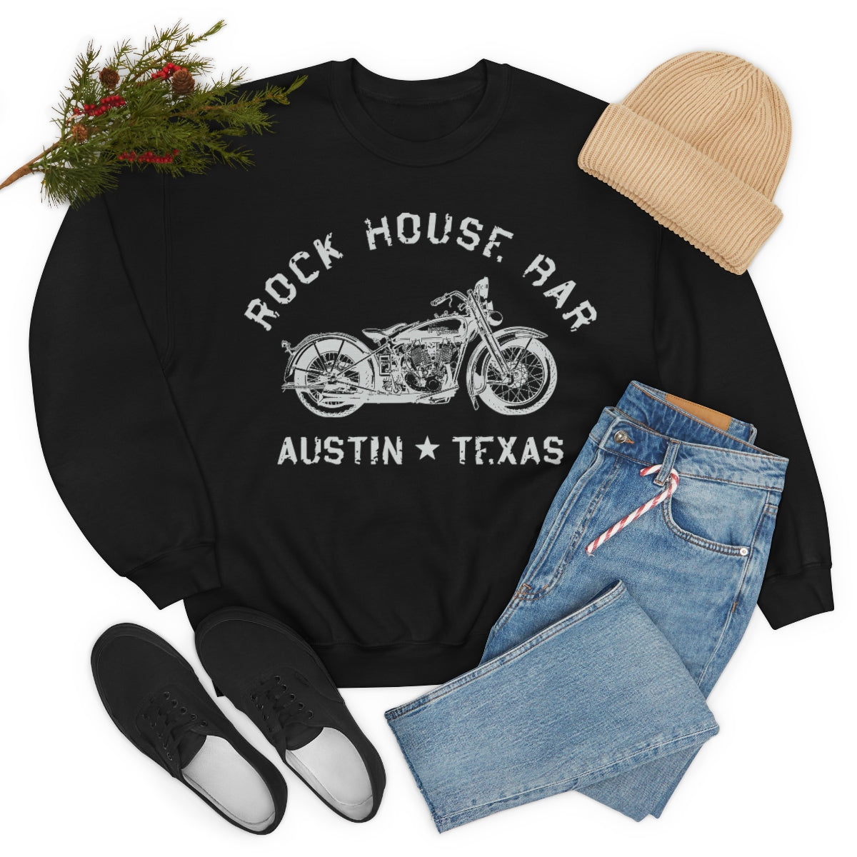 Unisex Heavy Blend™ Crewneck Sweatshirt - Motorcycle