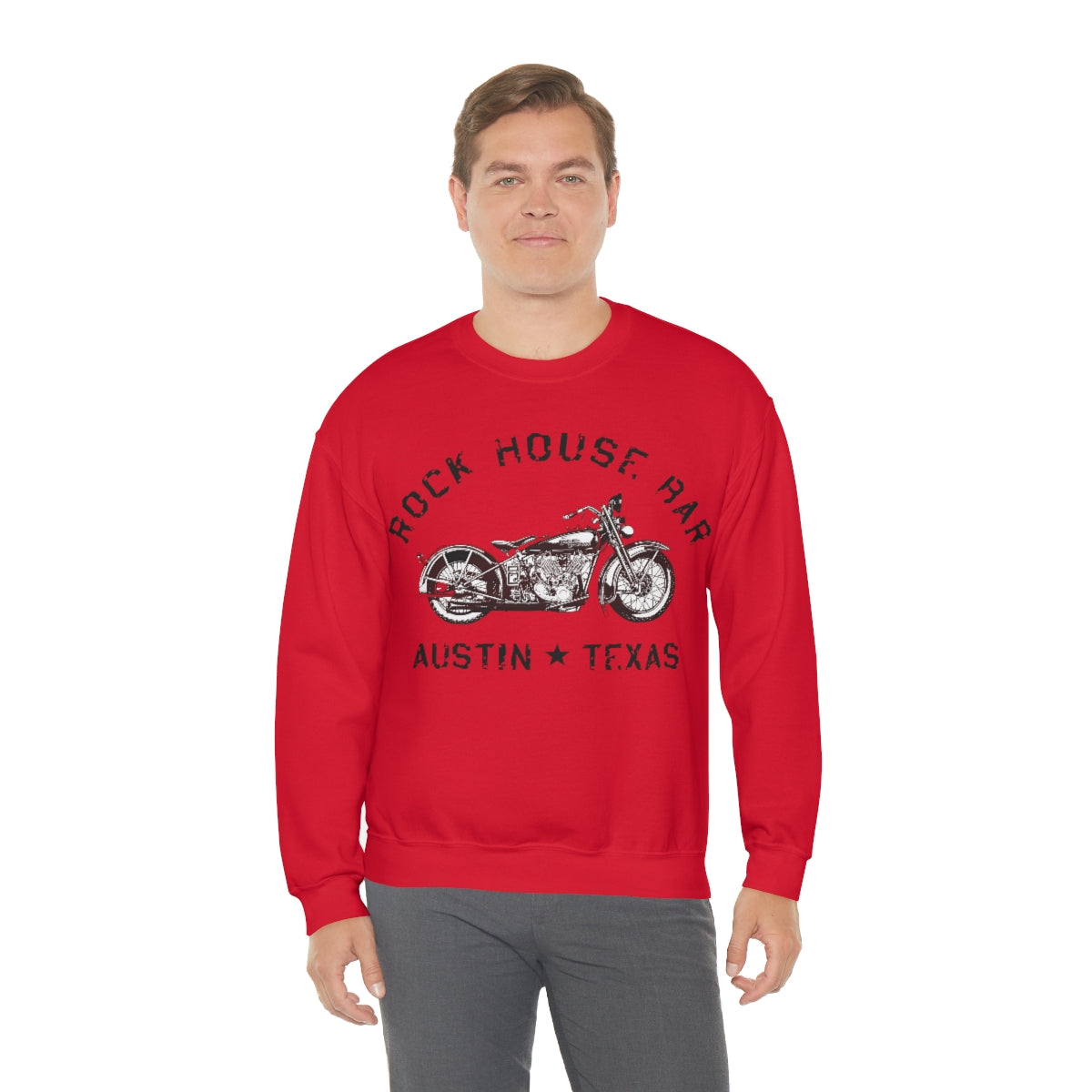 Unisex Heavy Blend™ Crewneck Sweatshirt - Motorcycle