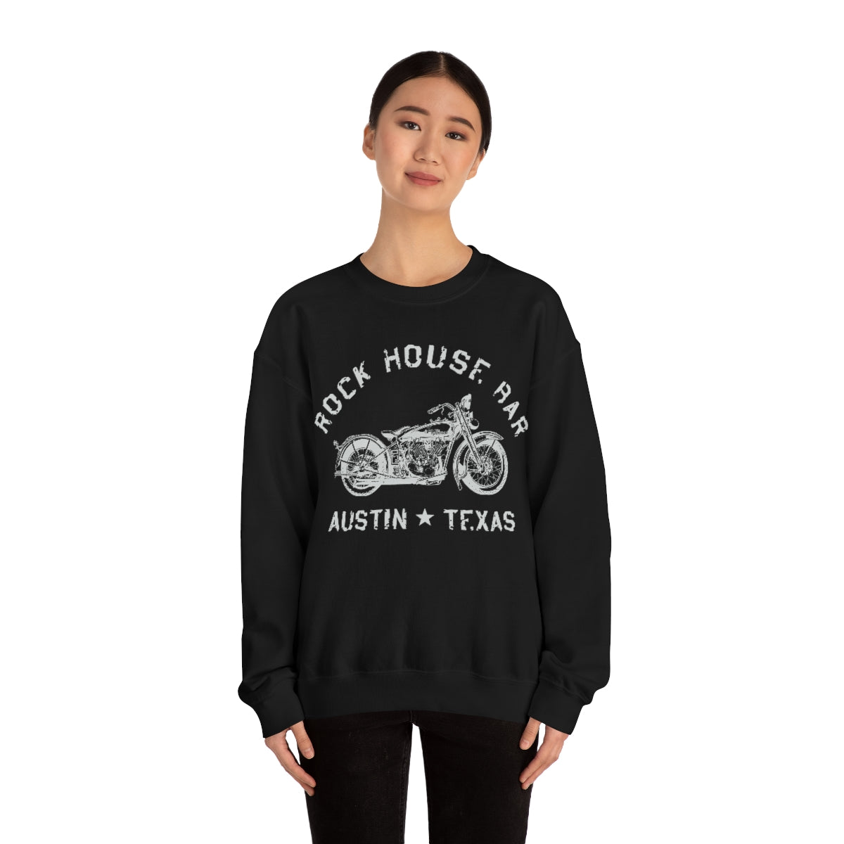 Unisex Heavy Blend™ Crewneck Sweatshirt - Motorcycle