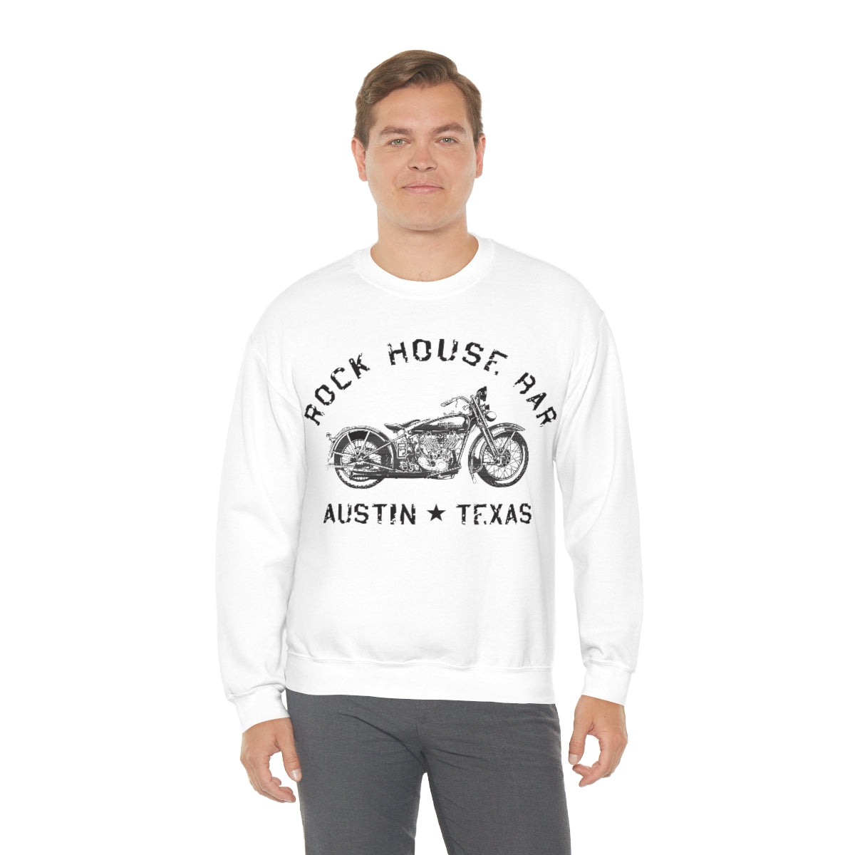 Unisex Heavy Blend™ Crewneck Sweatshirt - Motorcycle