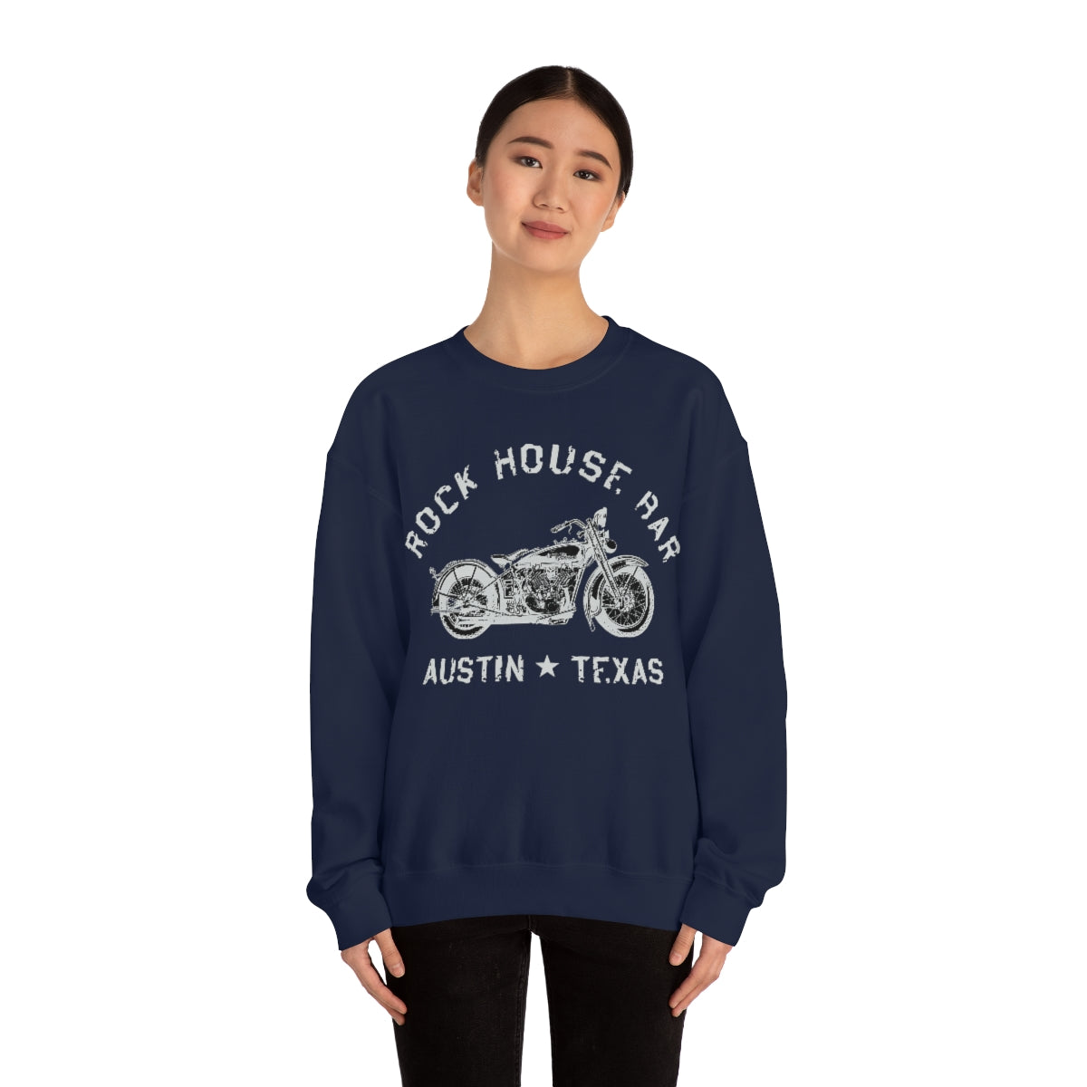 Unisex Heavy Blend™ Crewneck Sweatshirt - Motorcycle