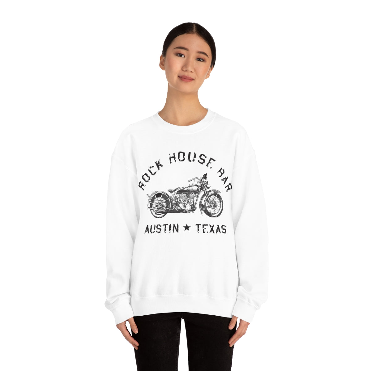 Unisex Heavy Blend™ Crewneck Sweatshirt - Motorcycle